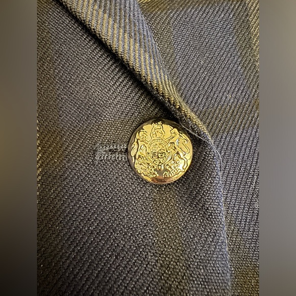 Belle Vere Navy & Green Blazer Jacket Small - Picture 5 of 13